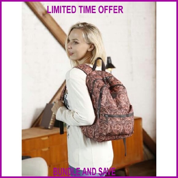 Waterproof Nylon Backpack Purse for 15\